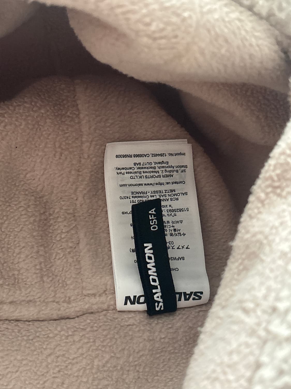 살로몬 플리스 플랩 트래퍼 햇 베이지 상품이미지4