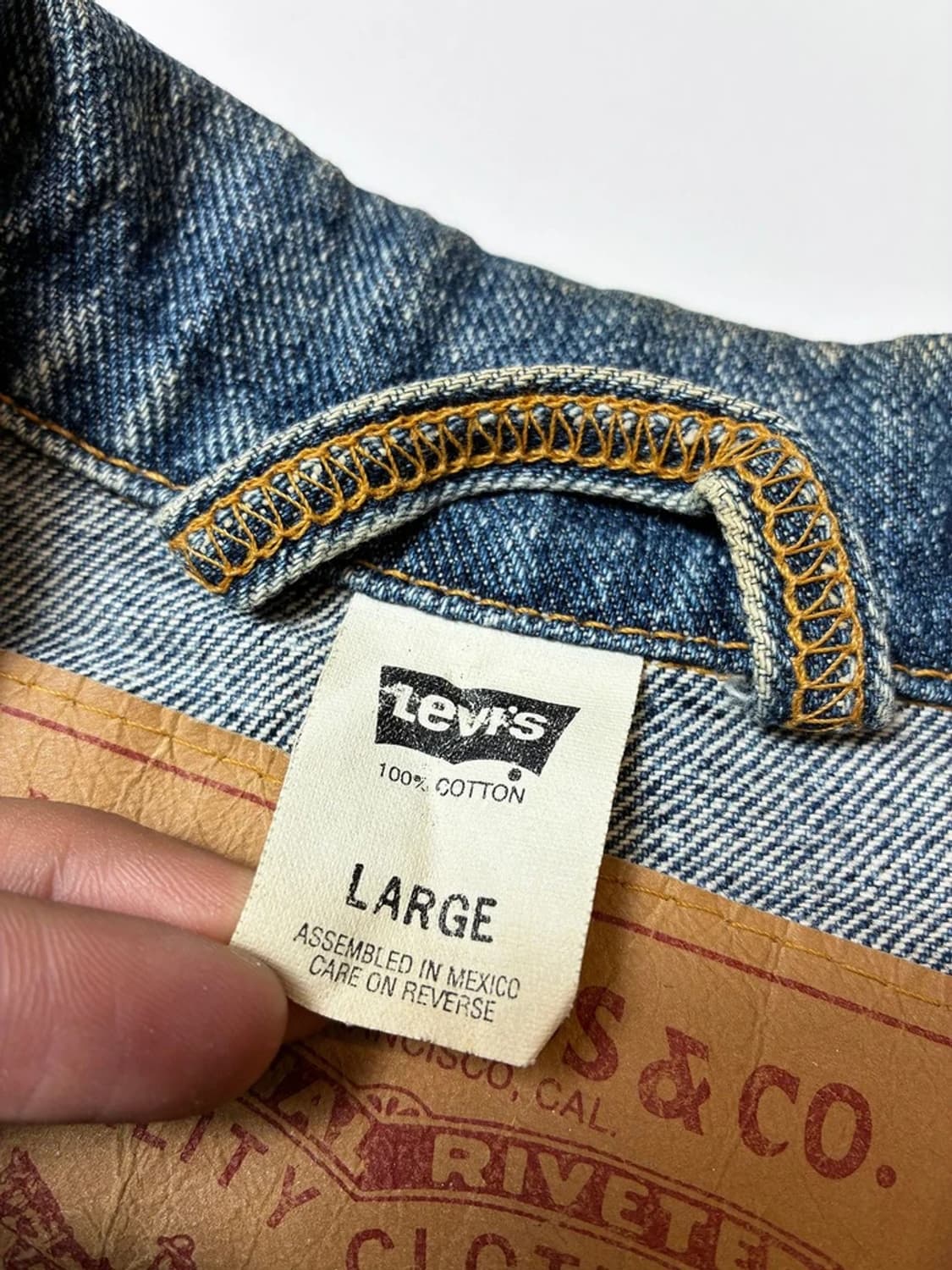 리바이스 92's 멕시코 데님 트러커 자켓 PN8479 상품이미지10