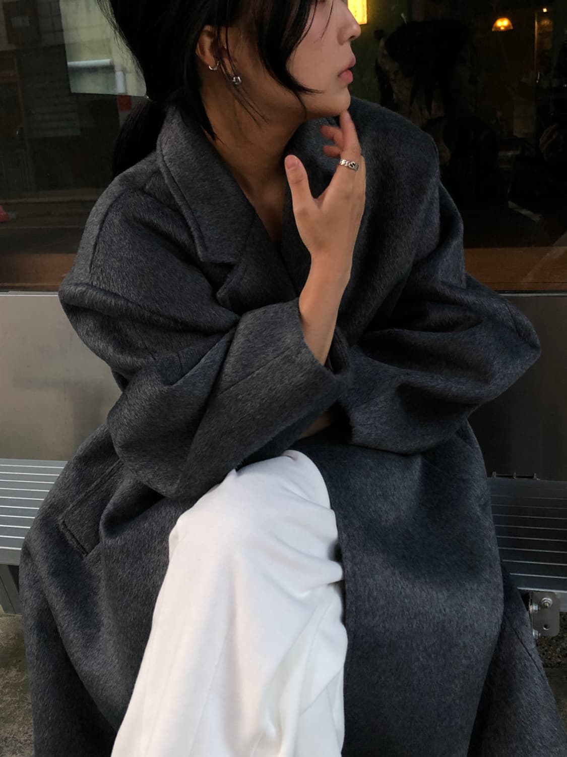 Outfit 막스 코트 /아루드 보우 코트/레이두 코트/웨어링무드 코트 상품이미지2