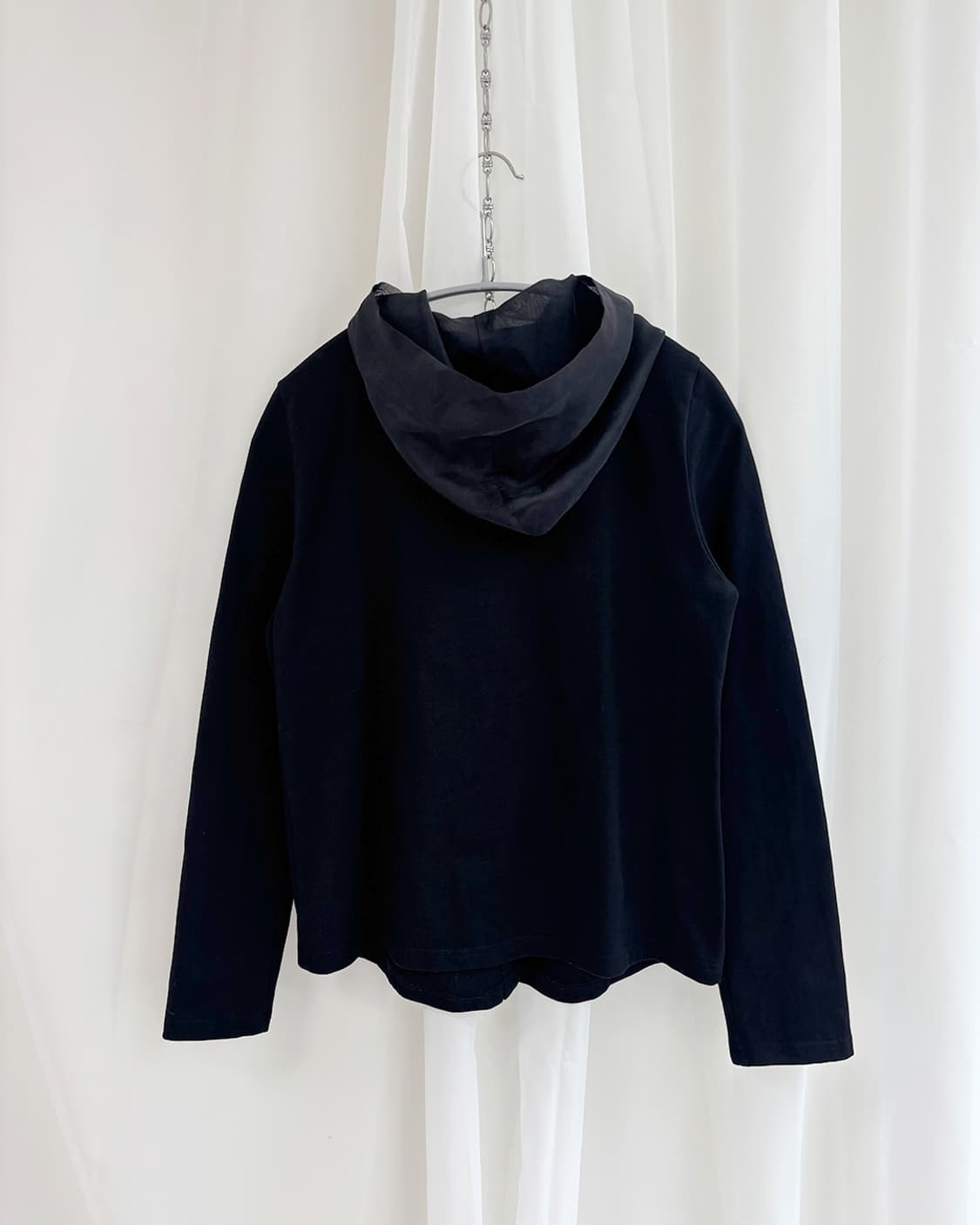 HAYAMA BREEZE 쉬폰 후디 버튼 가디건 상품이미지2