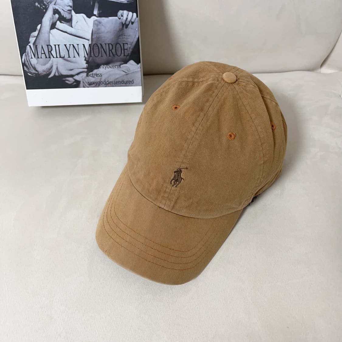 [정품] 폴로 베이지 / 브라운포니 모자 상품이미지1