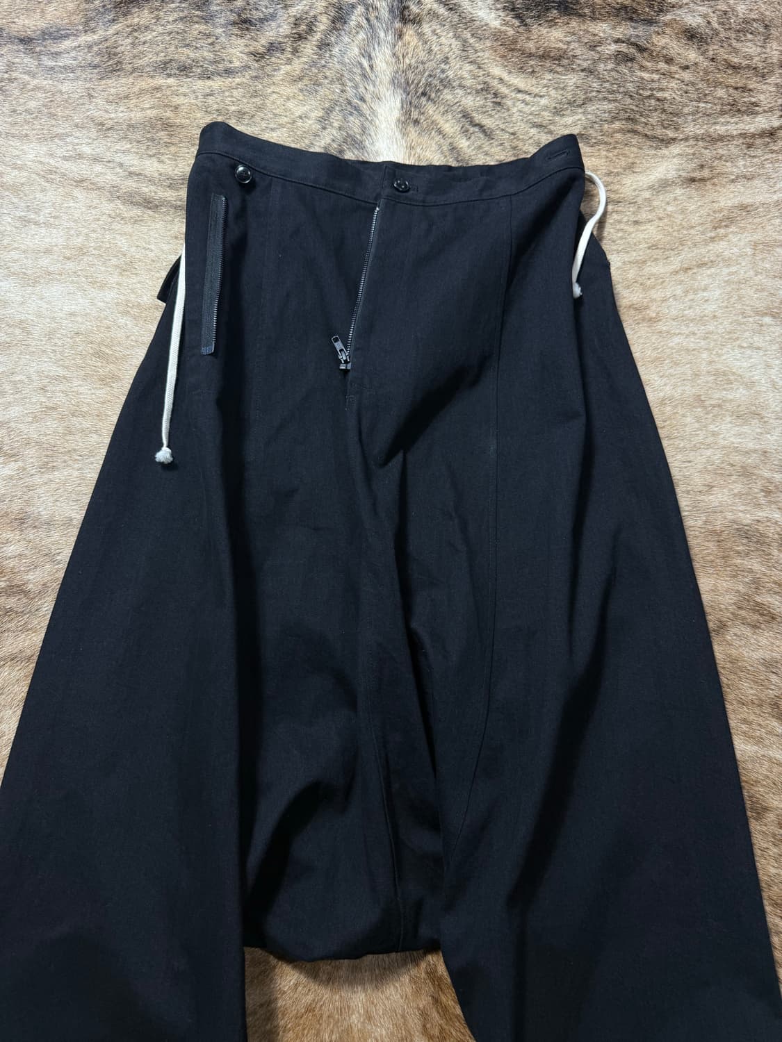 Yohji Yamamoto 드레이프 사루엘 팬츠 상품이미지3
