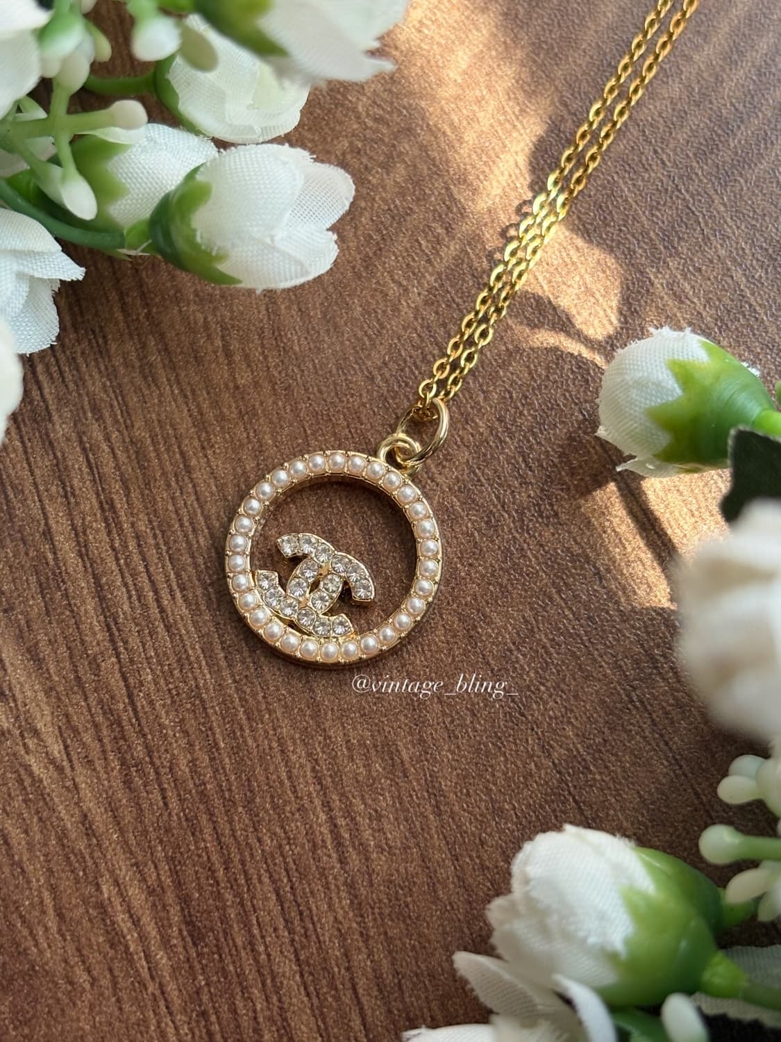 샤넬 듀얼 라운드 목걸이 상품이미지1