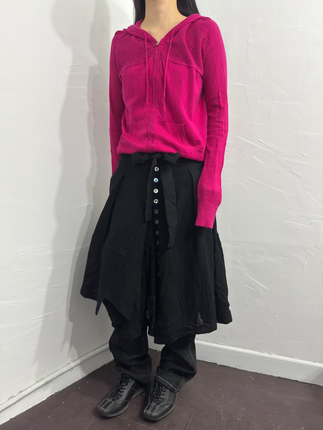 banana republic pink hood zipup 상품이미지4