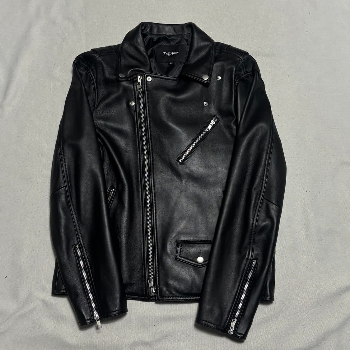 L 도프제이슨 램스킨 라이더 자켓 상품이미지2