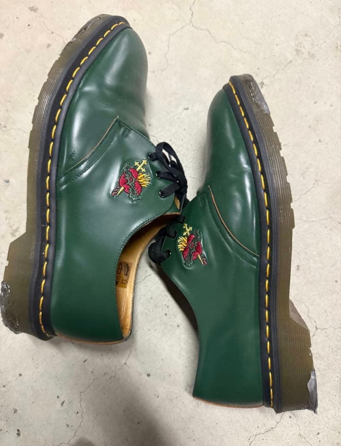 닥터마틴 x 슈프림 세크리드 하트 그린 260 -265 (UK7) 상품이미지1