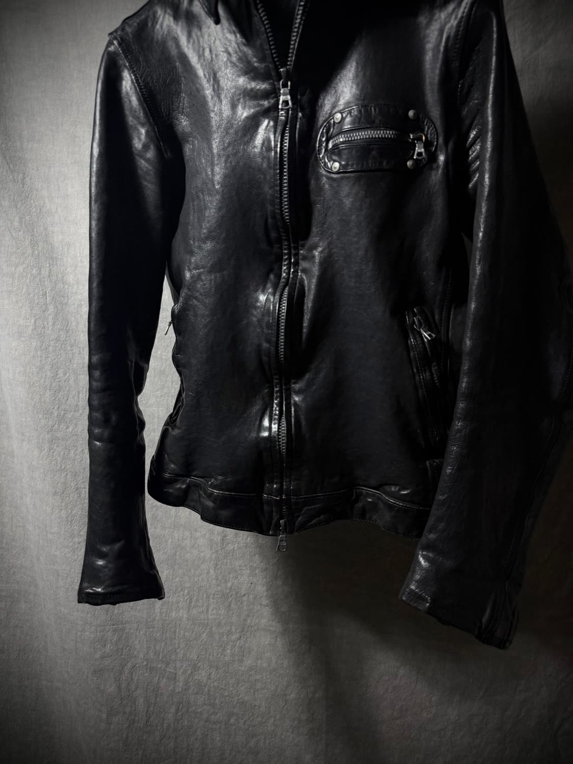 ISAMU KATAYAMA BACKLASH Leather Jacket 상품이미지4