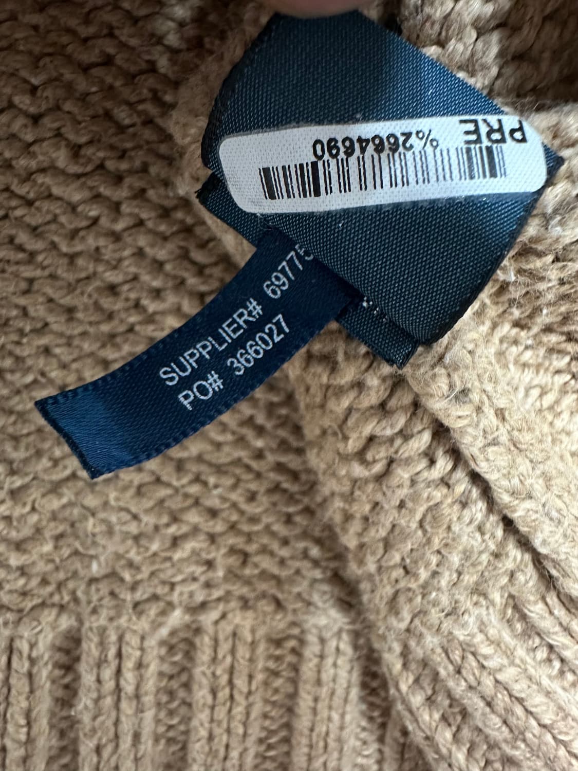 폴로 랄프로렌 베이지 니트  상품이미지4