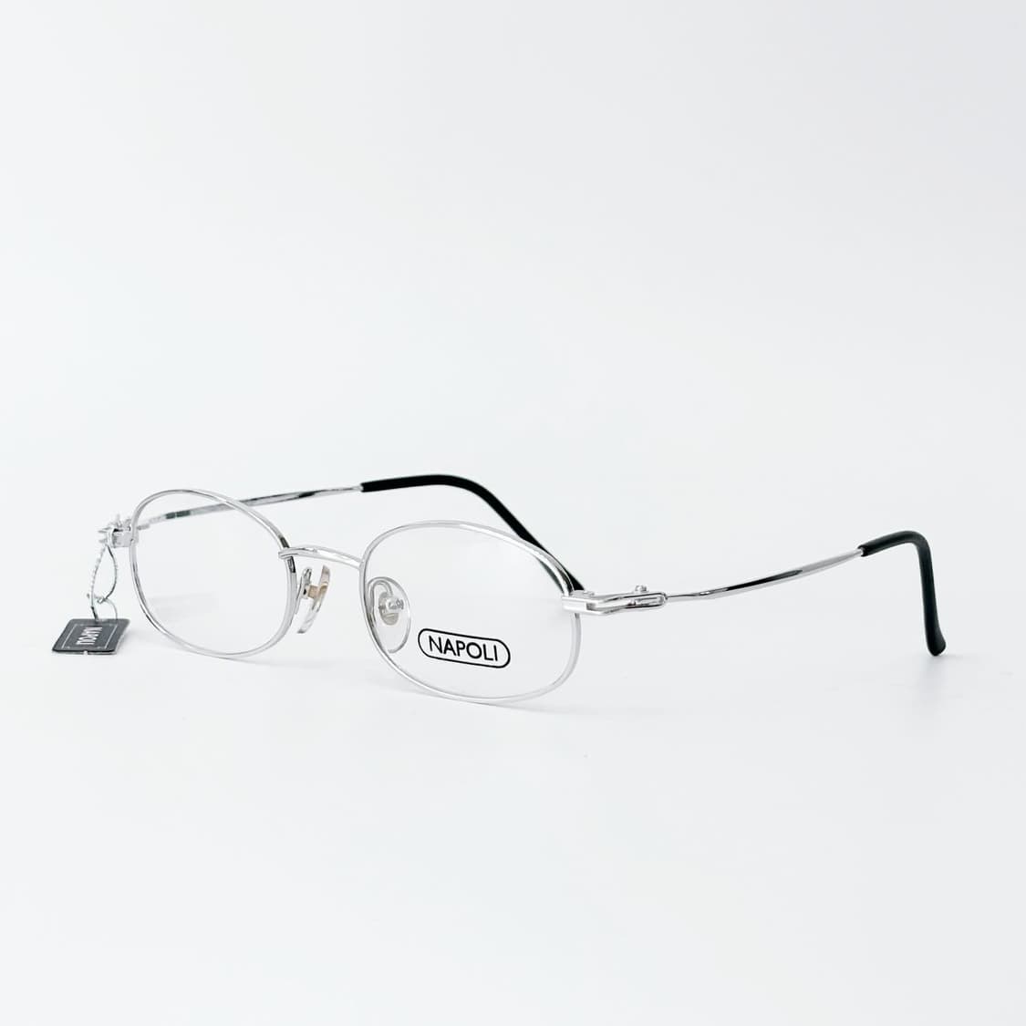 NAPOLI 실버 오벌 데드스탁 빈티지안경 상품이미지2