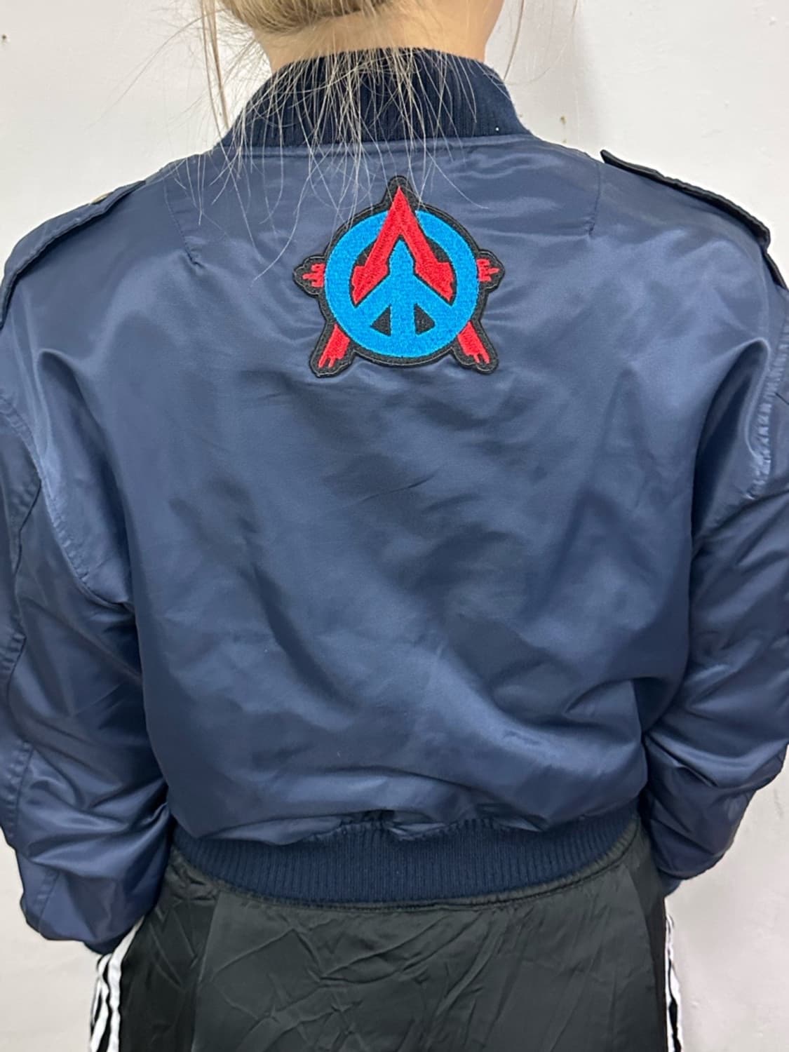 스투시 패치워크 크롭 Ma-1 항공 자켓 상품이미지3