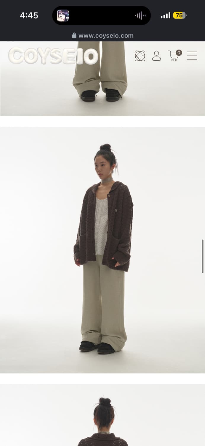 코이세이오 WAVE KNIT CARDIGAN 상품이미지3