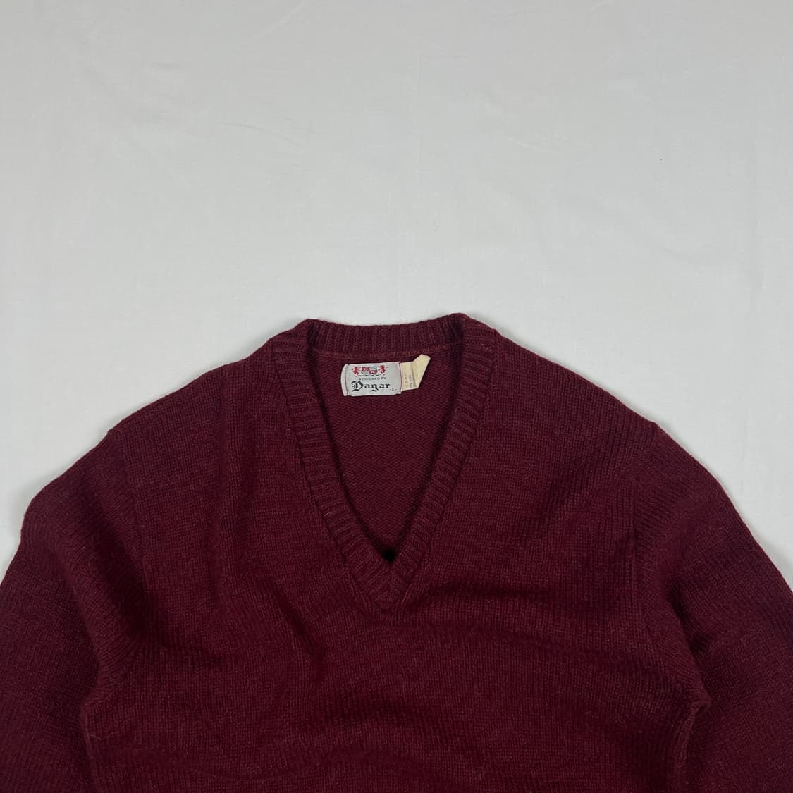 60‘s 빈티지 브이넥 니트 상품이미지2
