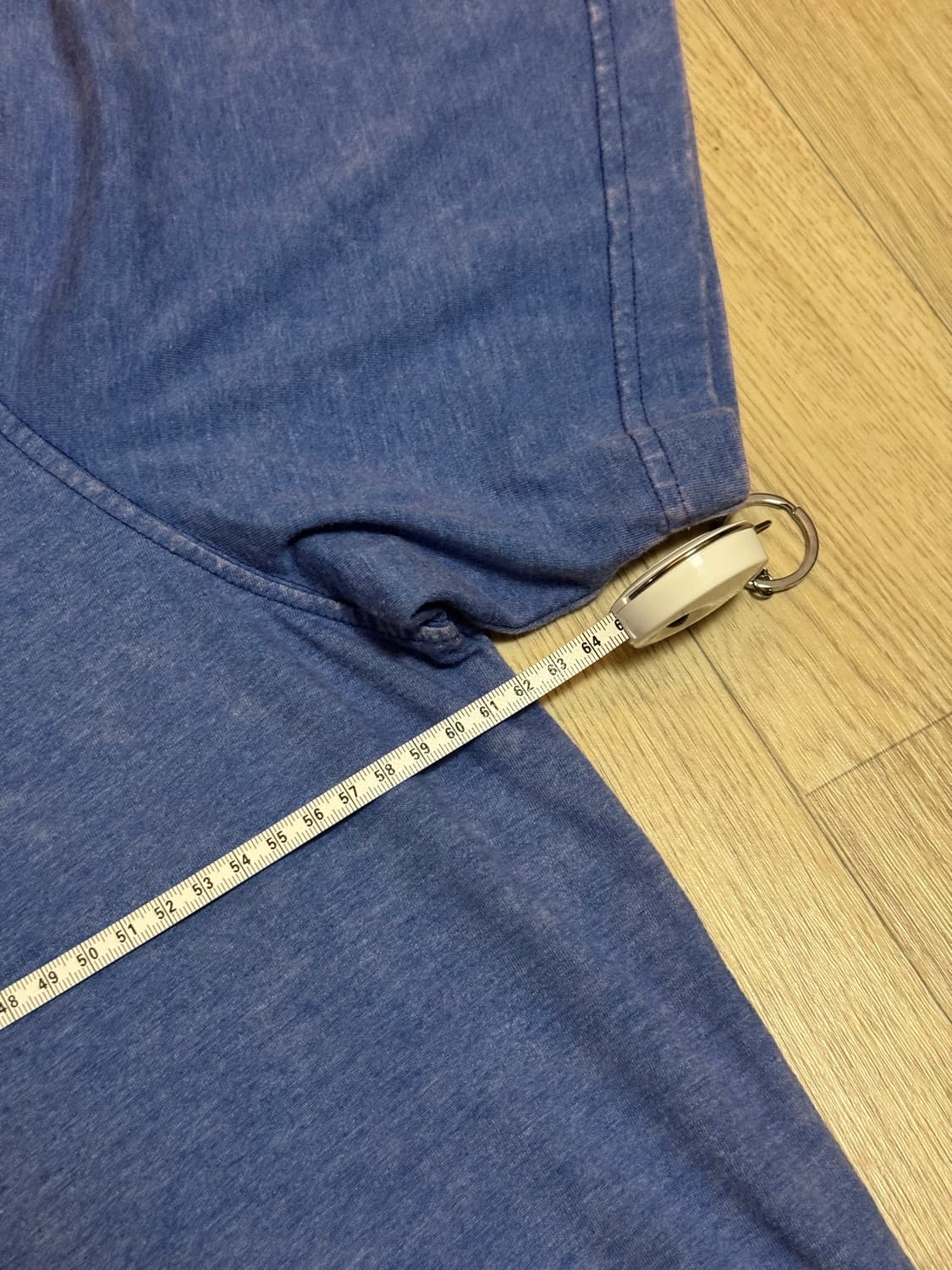 디젤 D로고 스톤 위싱 티셔츠 블루 상품이미지3