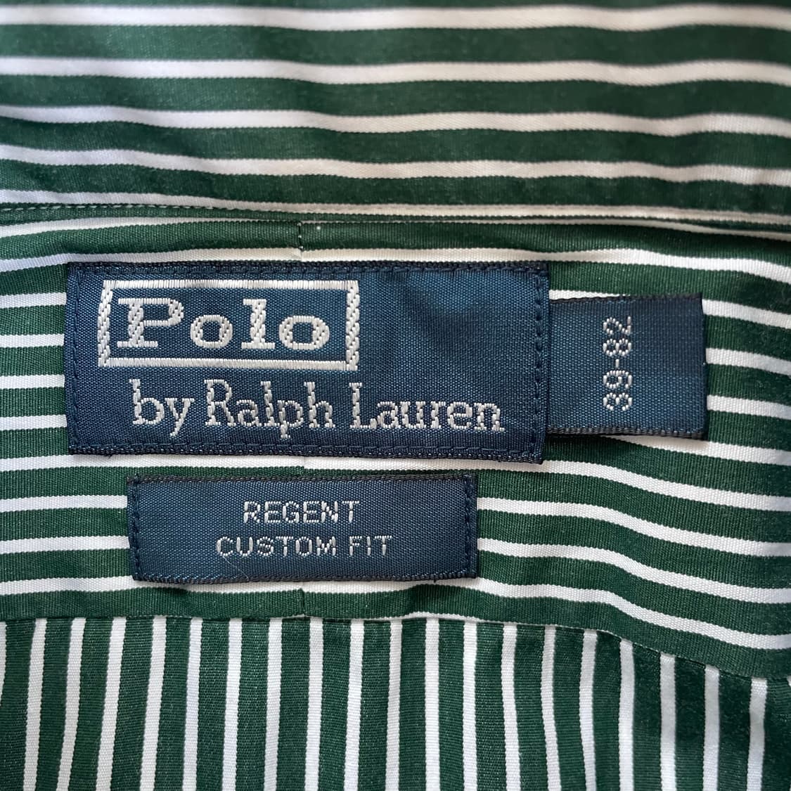 Polo  폴로 랄프로렌 자수 그린 스트라이프 셔츠 상품이미지4
