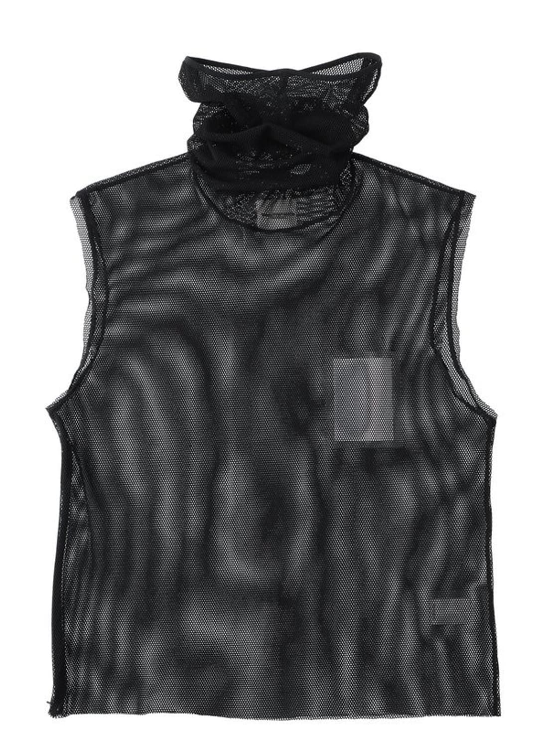 솔로이스트 NOT TURTLENECK SLEEVELESS 메쉬 탑 셔츠 상품이미지3