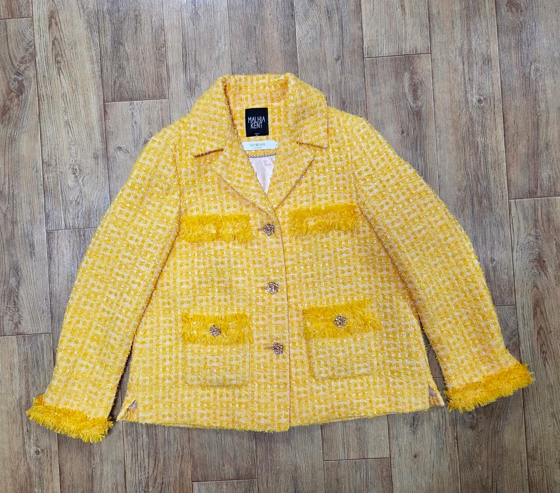 쏘울(so.wool) 마리아켄트 트위드자켓 55-66 새상품 상품이미지6