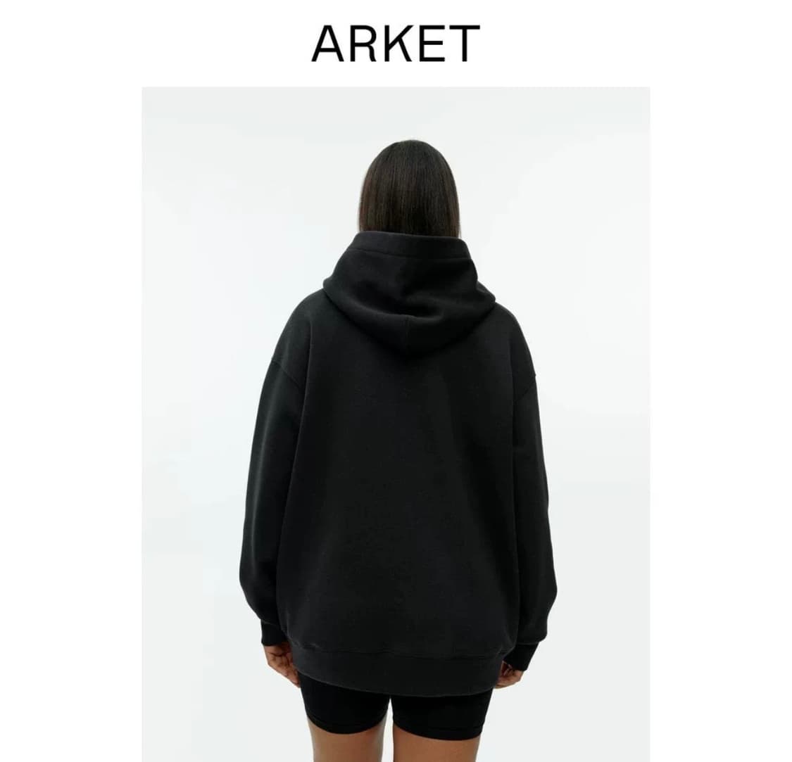 arket loose-fit hoodie- XS 상품이미지5