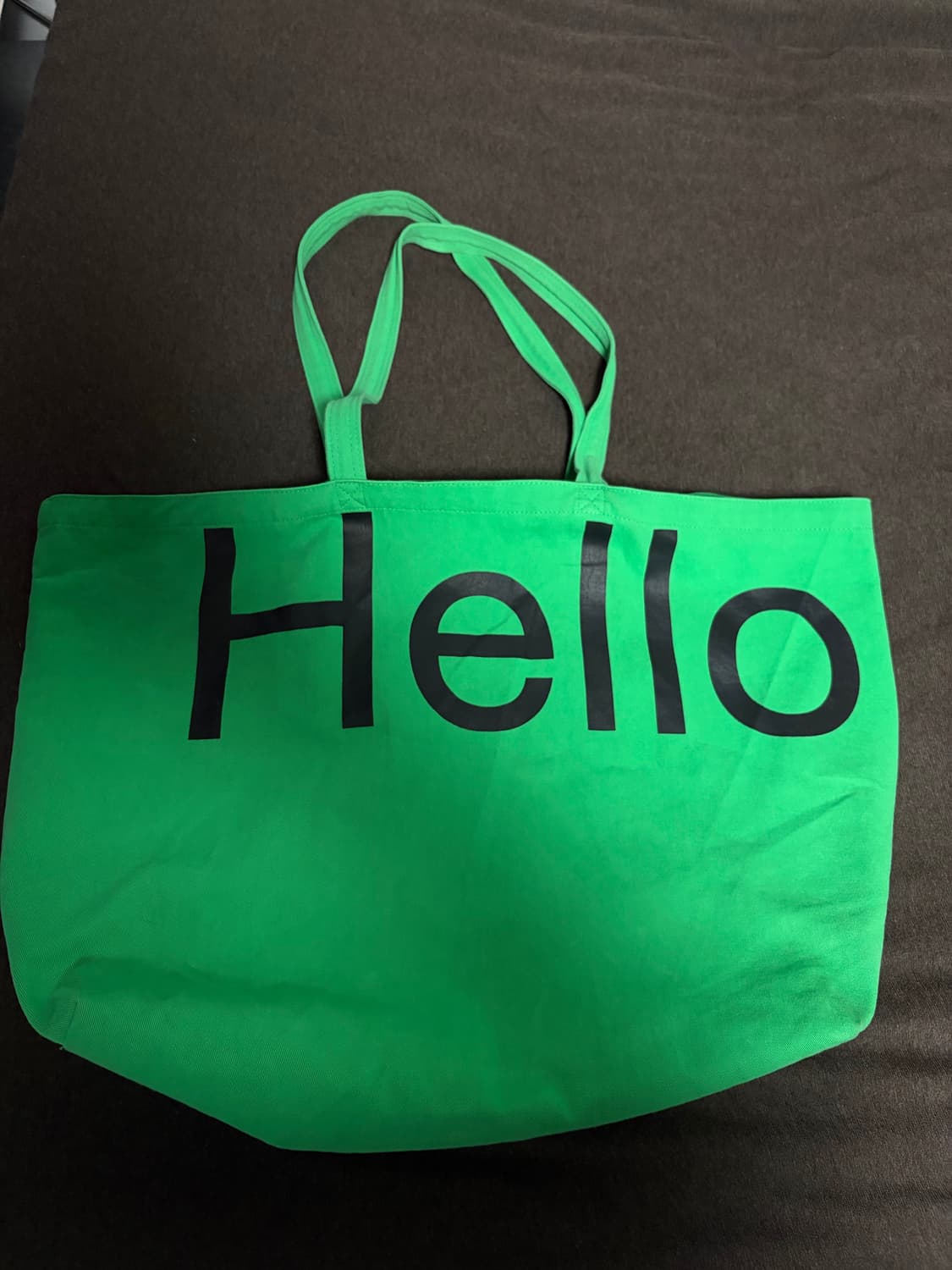 헬로듀드 빅 토트백 그린 상품이미지5