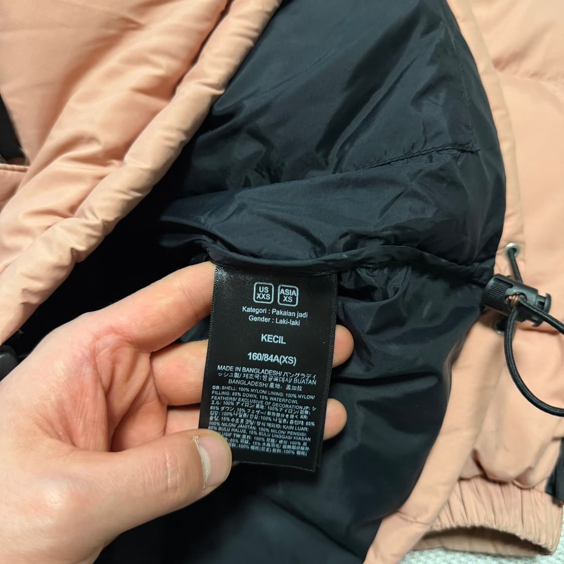 노스페이스 700 핑크 더스티로즈 눕시 패딩 상품이미지6