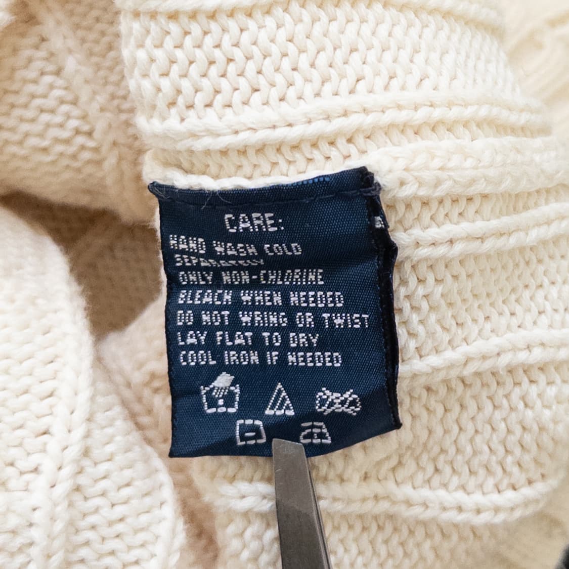 폴로랄프로렘 코튼 크림 스웨터 상품이미지7