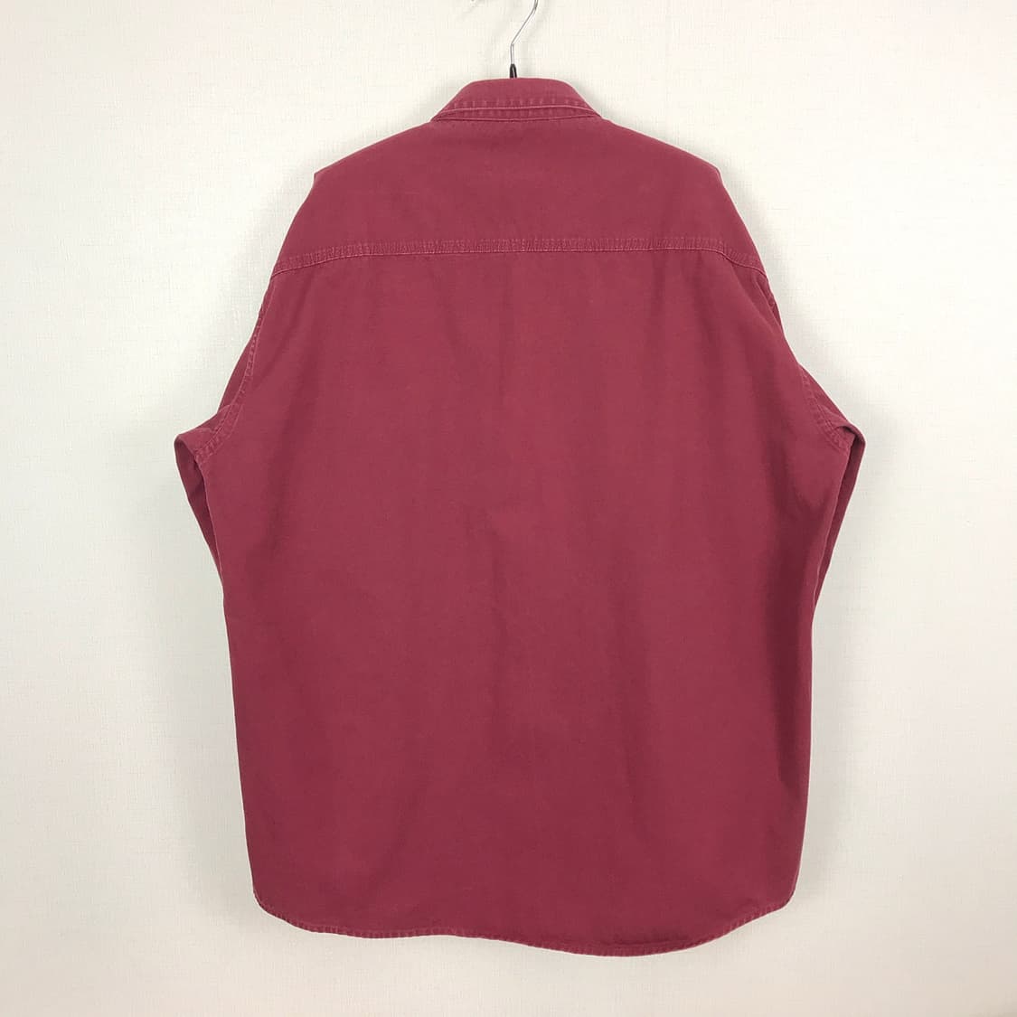 칼하트 Carhartt 투포켓 워크 셔츠 남방 와인색 남성XL 상품이미지6