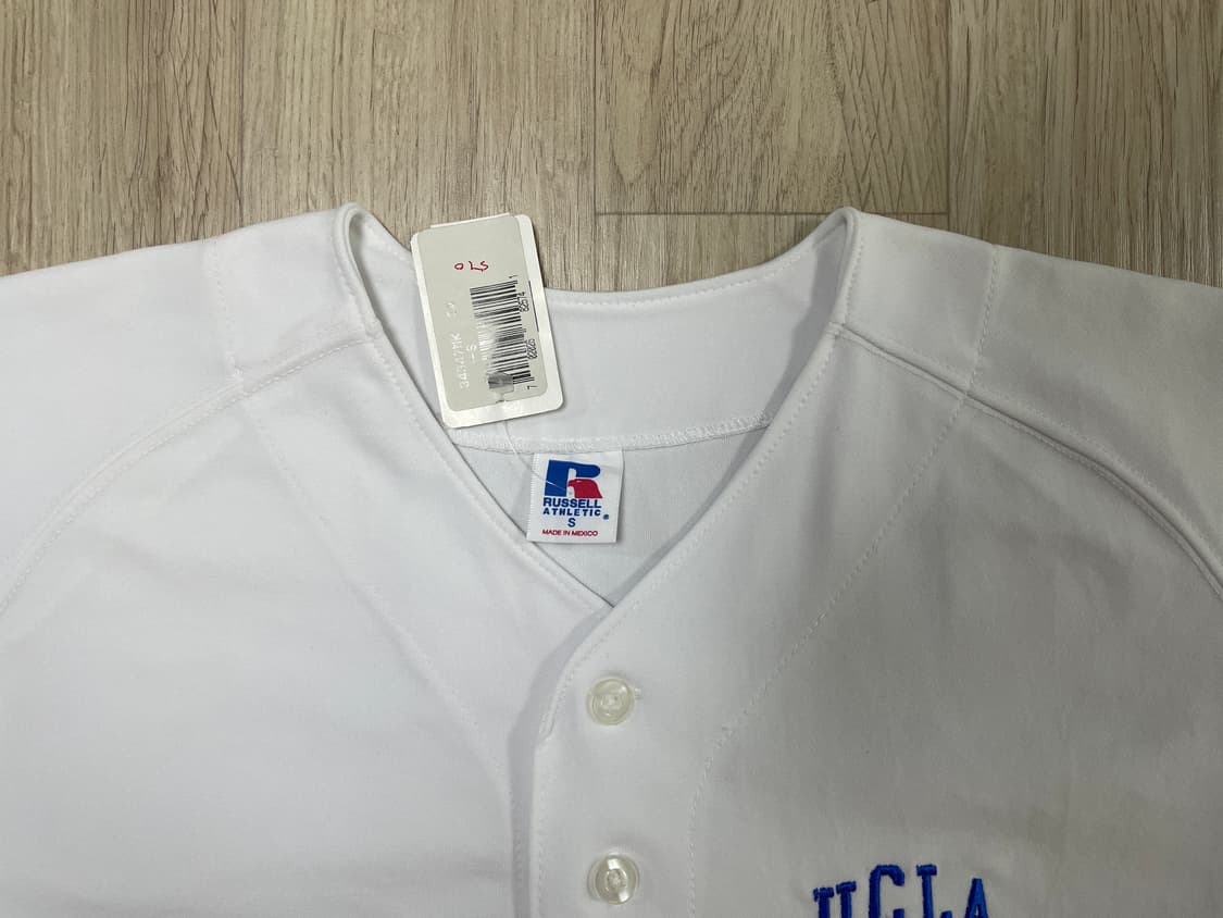 95) 90's 러셀 UCLA 대학교 베이스볼 셔츠(데드스탁)폴로&RRL 상품이미지3