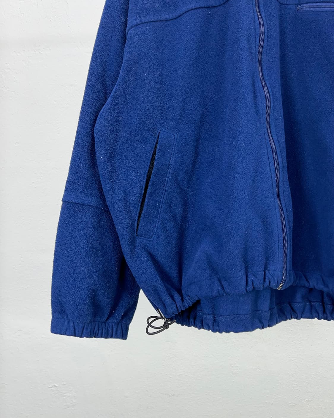 00s 나이키 블루 코트 플리스 풀 집업 자켓 상품이미지4