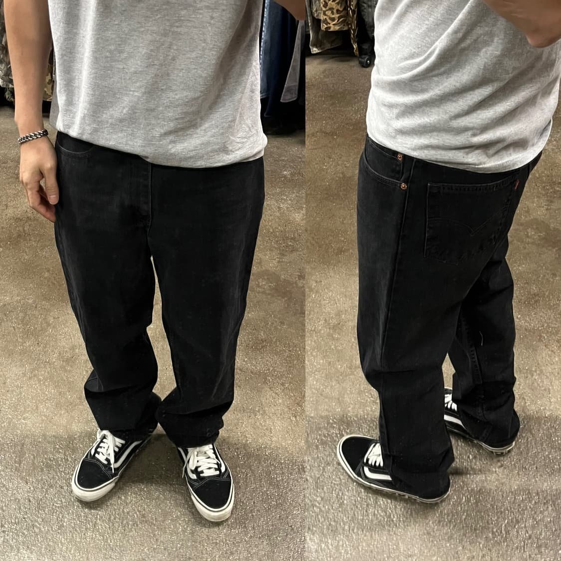 00s USA 리바이스 550 블랙진 (32“) 상품이미지1