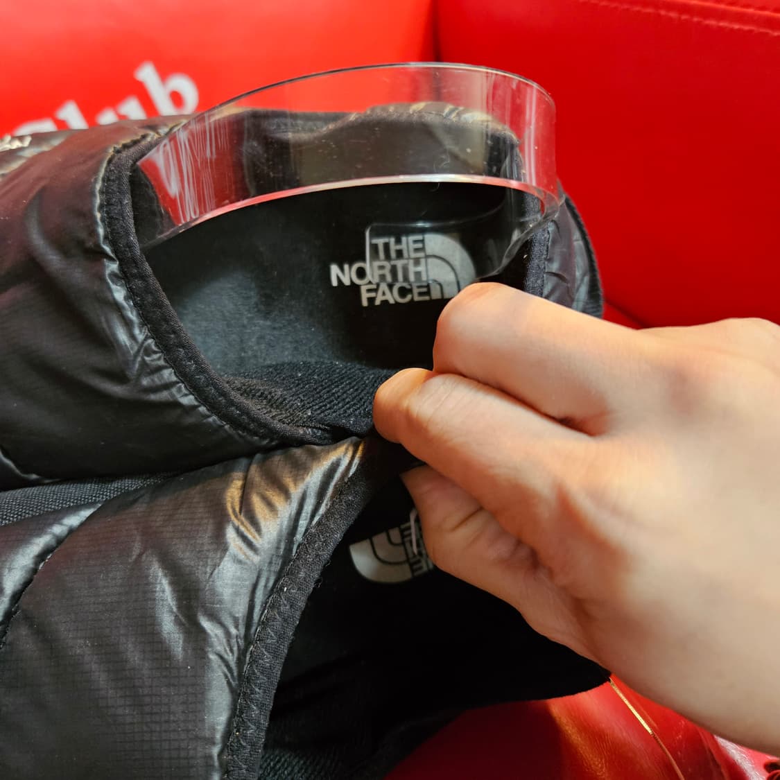 노스페이스 패딩 눕시 뮬 슬립온 스니커즈 44size(280-85) 상품이미지5