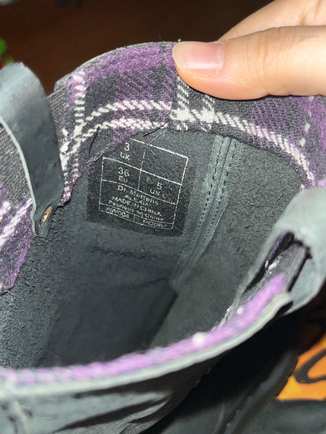 [희귀/단종] 닥터마틴 ALEXIA black noir UK3 상품이미지8