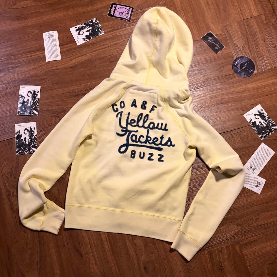 ABERCROMBIE AND FITCH 옐로 후디 상품이미지1