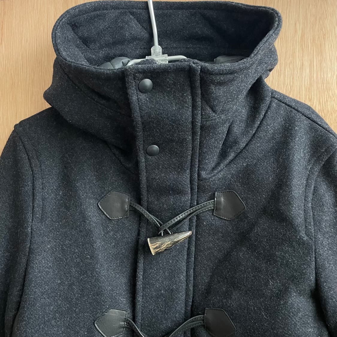 립반윙클 하이넥 더플코트 상품이미지6