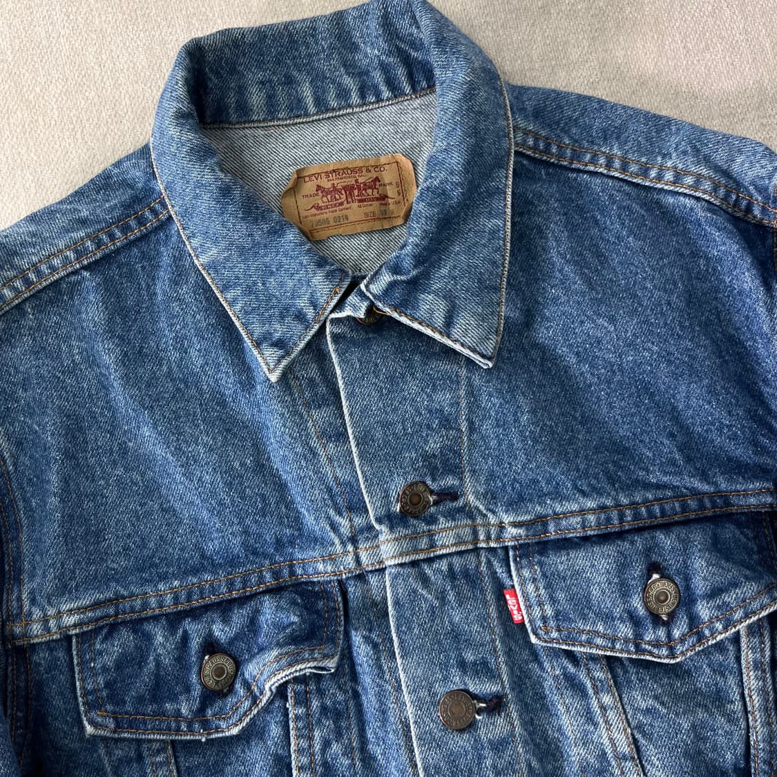 95 리바이스 90s USA 데님 트러커 자켓 상품이미지2