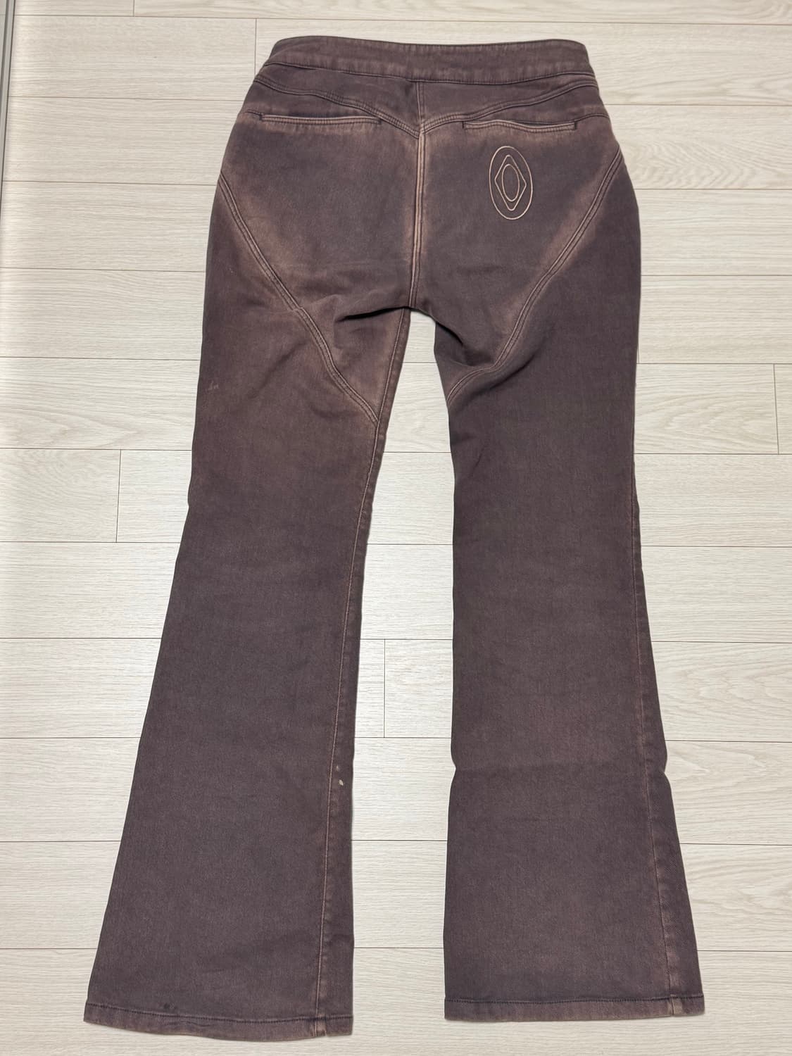 미스치프 부츠컷 브라운팬츠 상품이미지2