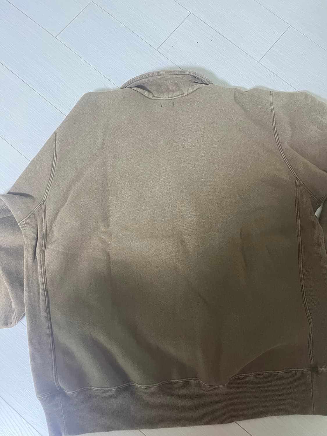 아프레쎄 26ss 하프집업 브라운 상품이미지4