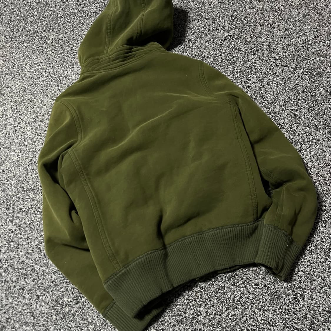 아베크롬비 울프죠 후드집업자켓 카키 상품이미지4
