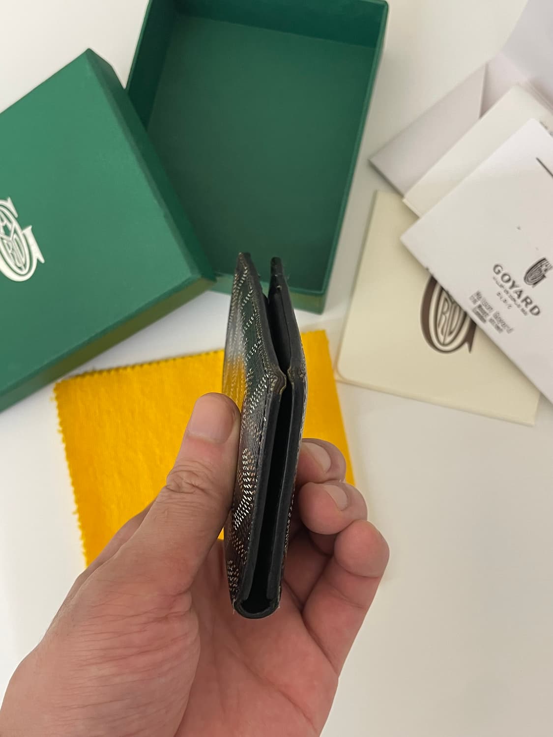 고야드 생피에르 오거나이저 카드지갑 블랙 상품이미지4