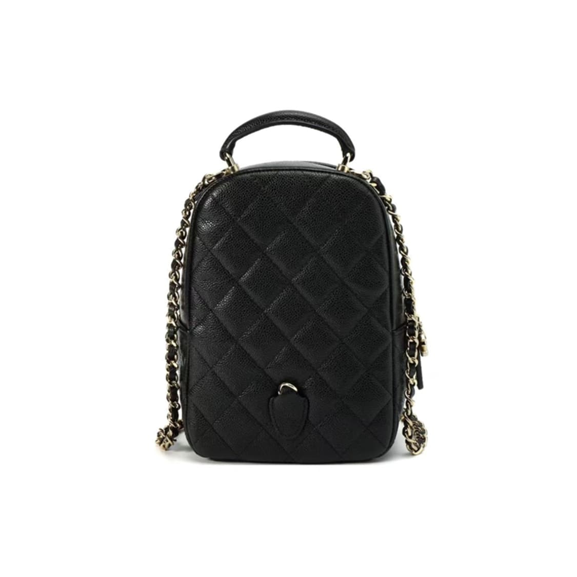 [OS] 샤넬 클래식 폰 홀더 체인 샤이니 카프스킨 & 골드 메탈 블랙 상품이미지3