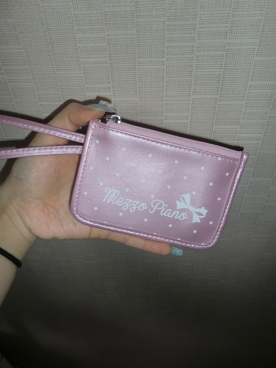 메조피아노 도트 카드 반지갑 빈티지 히메갸루 러블리 로걀 상품이미지1