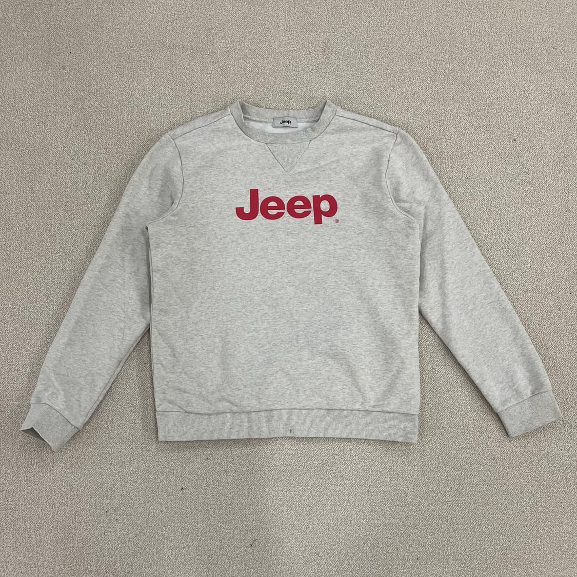 100 지프 빅로고 프린팅 맨투맨 0123M 상품이미지1