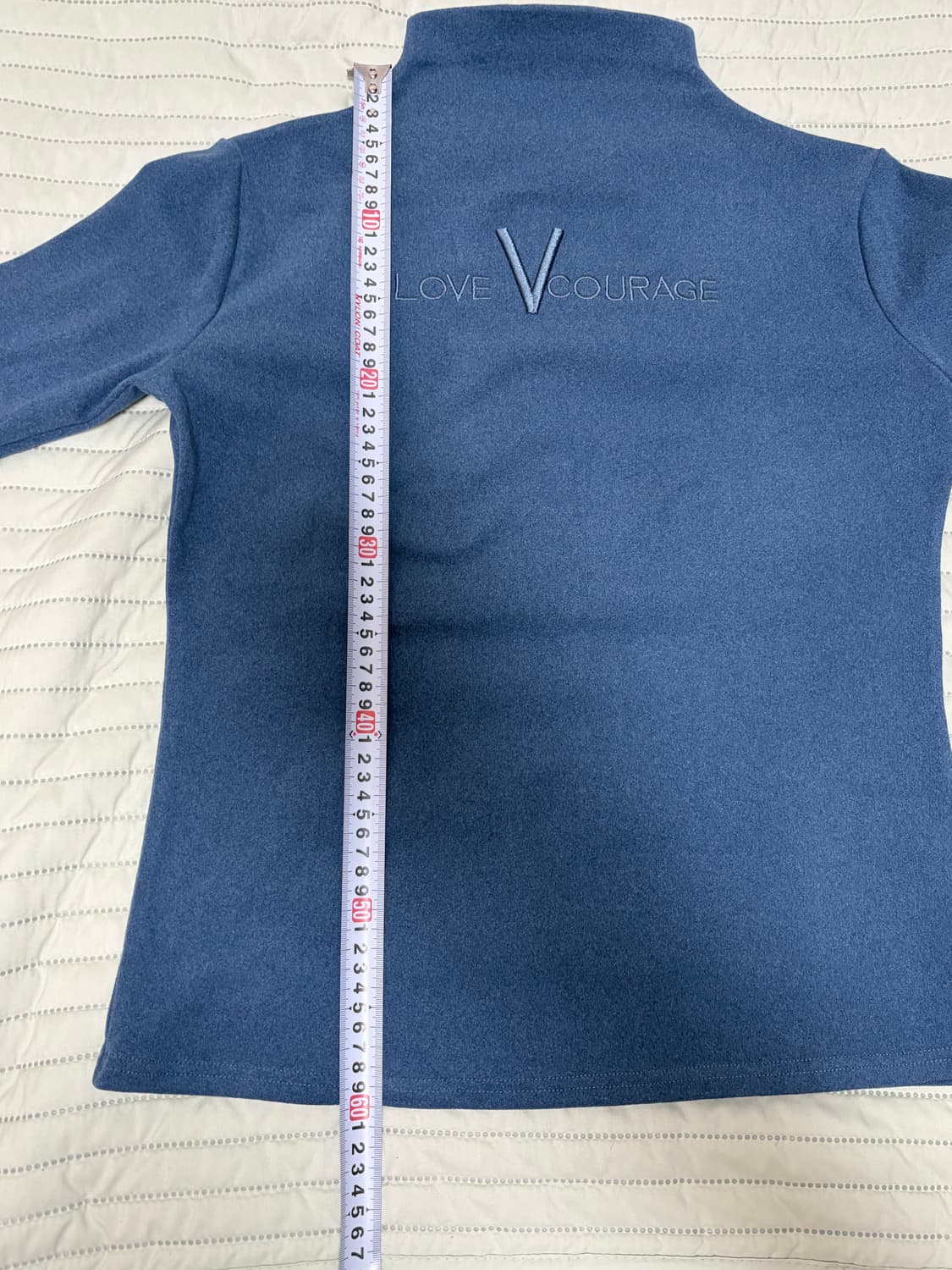 LOVE V COURAGE 기모 티셔츠 XL 상품이미지3