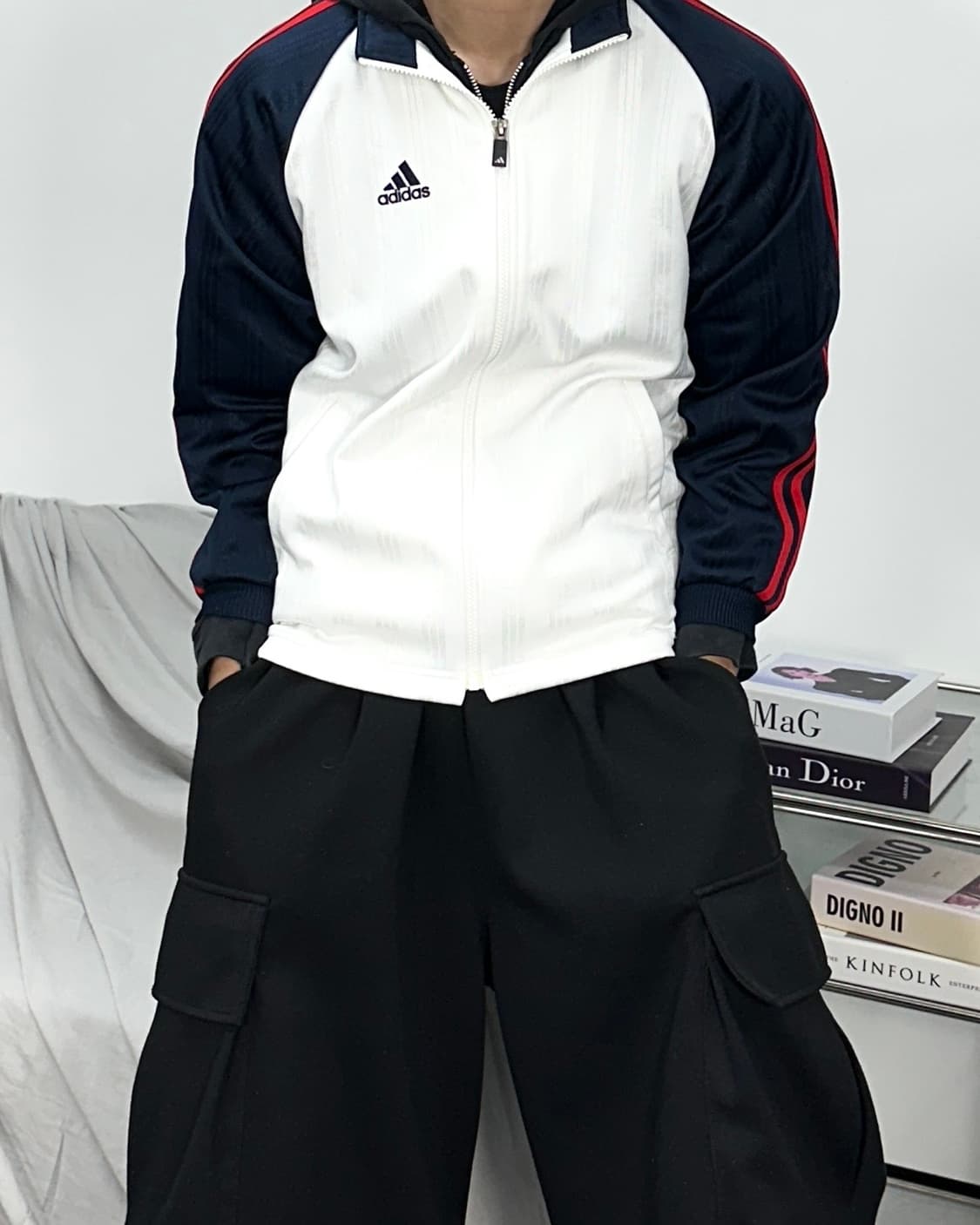 아디다스 00s 제펜 빅로고 트랙탑 져지 상품이미지1