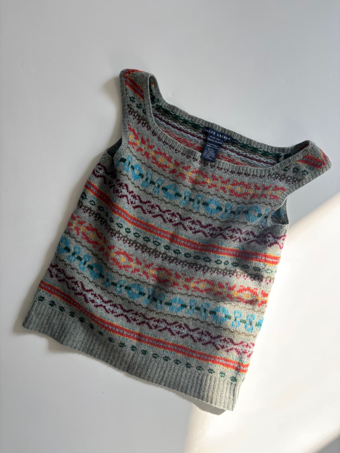 Polo 랄프로렌 울 캐시미어 페어아일 베스트  상품이미지2