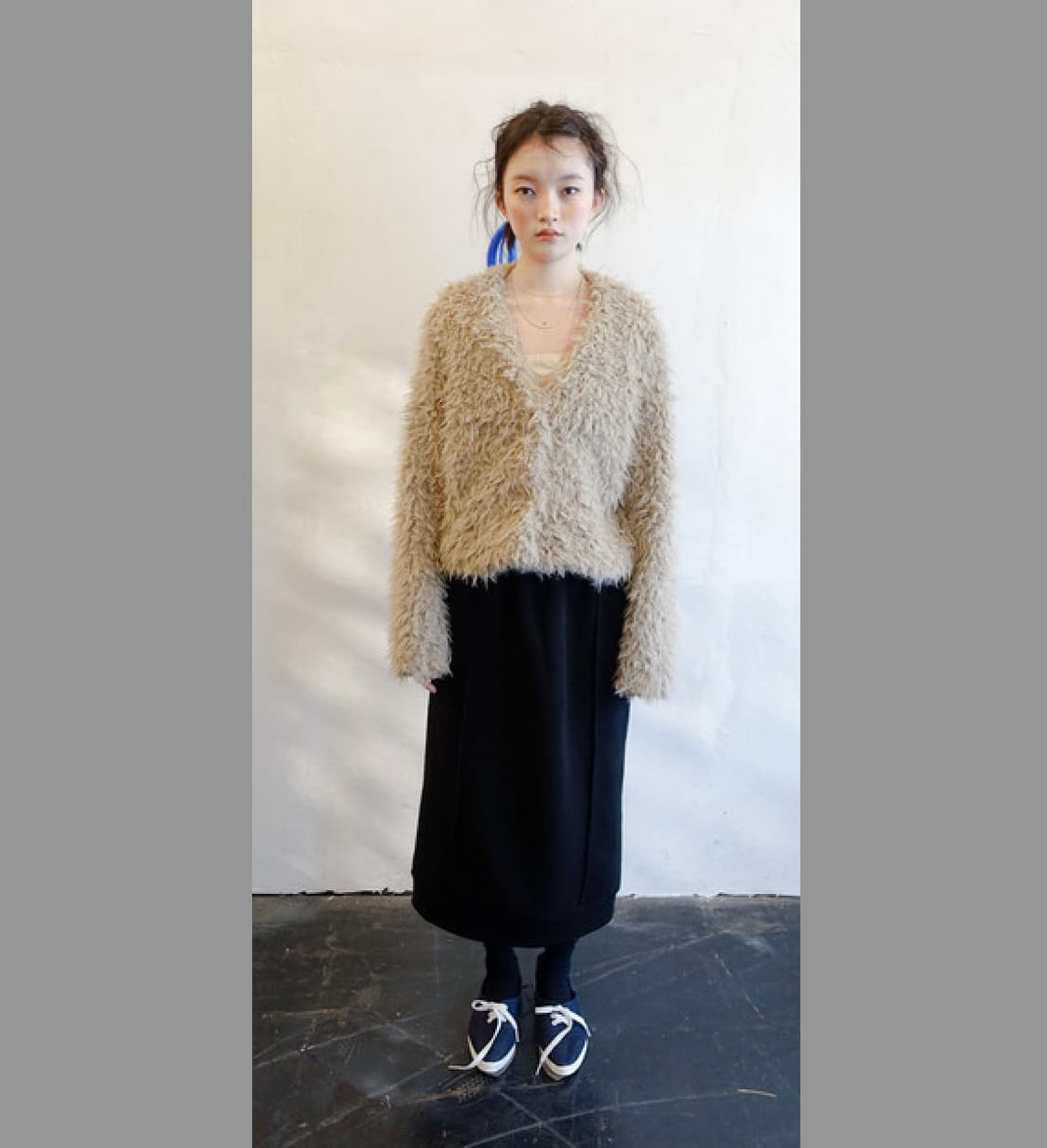샵페어리 non collar hair jacket 상품이미지1