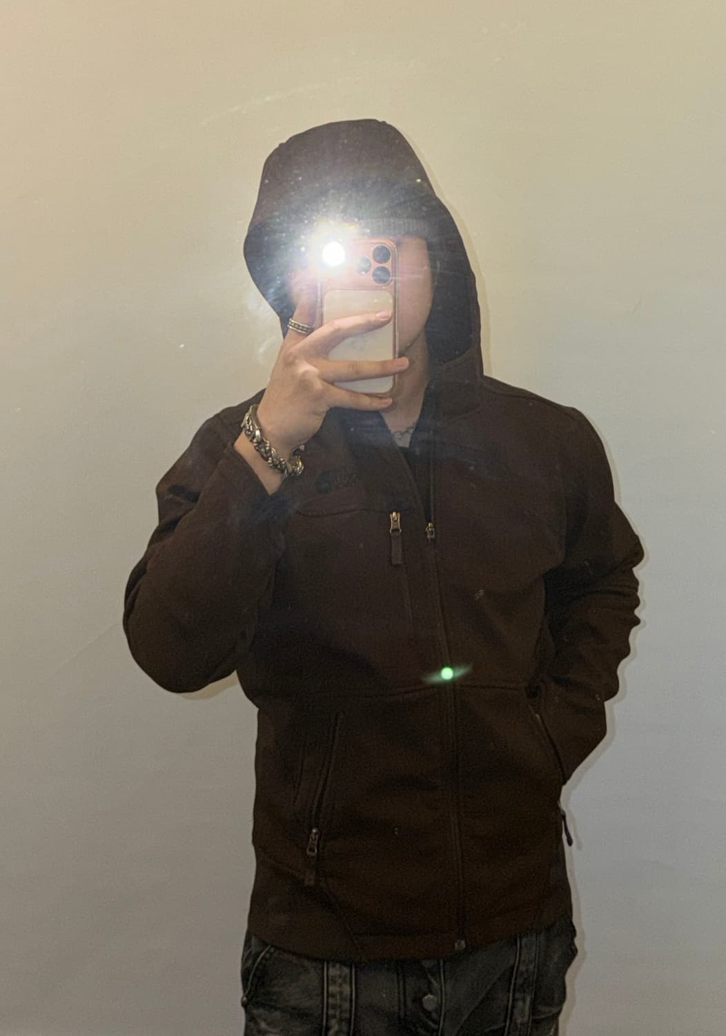 노스페이스 대장급 초코브라운 후드자켓 상품이미지1