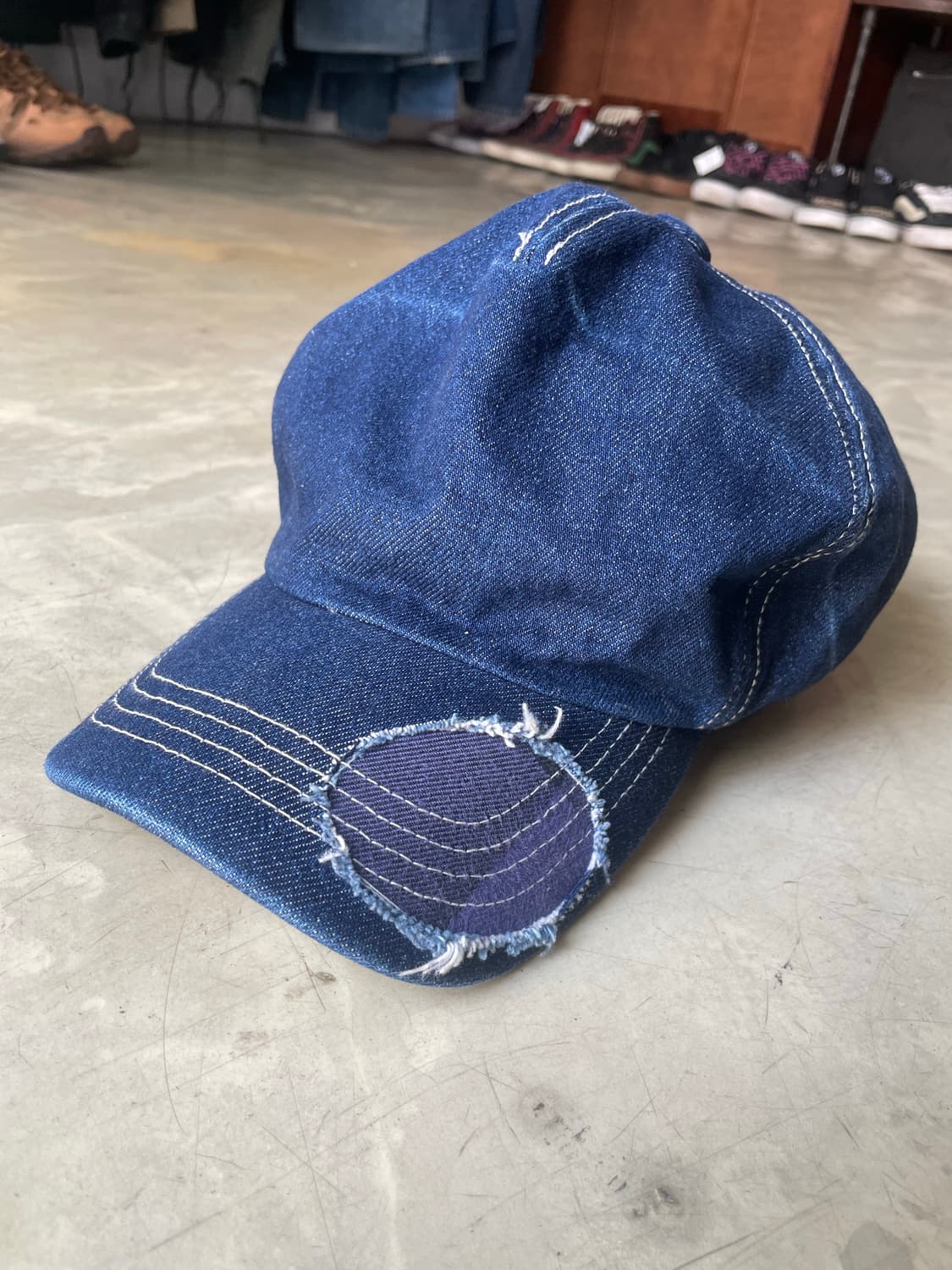 빔즈 데님 캡 빵모자st 상품이미지1