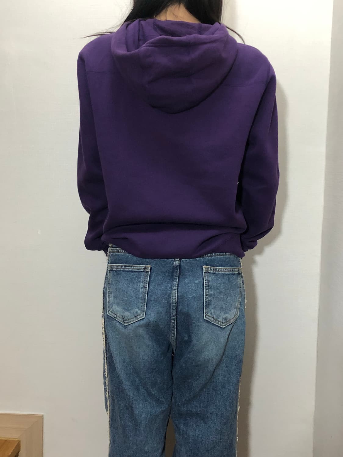 빈티지 아디다스 퍼플 파이어버드 후디 상품이미지6