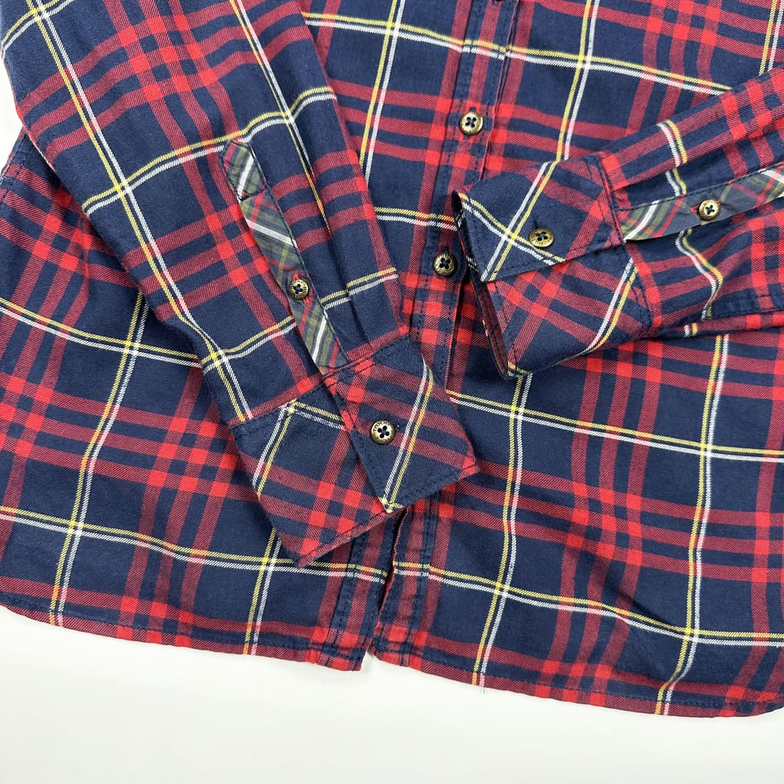 타미힐피거 플래그 타탄 체크셔츠 (XS 여성추천) 상품이미지4