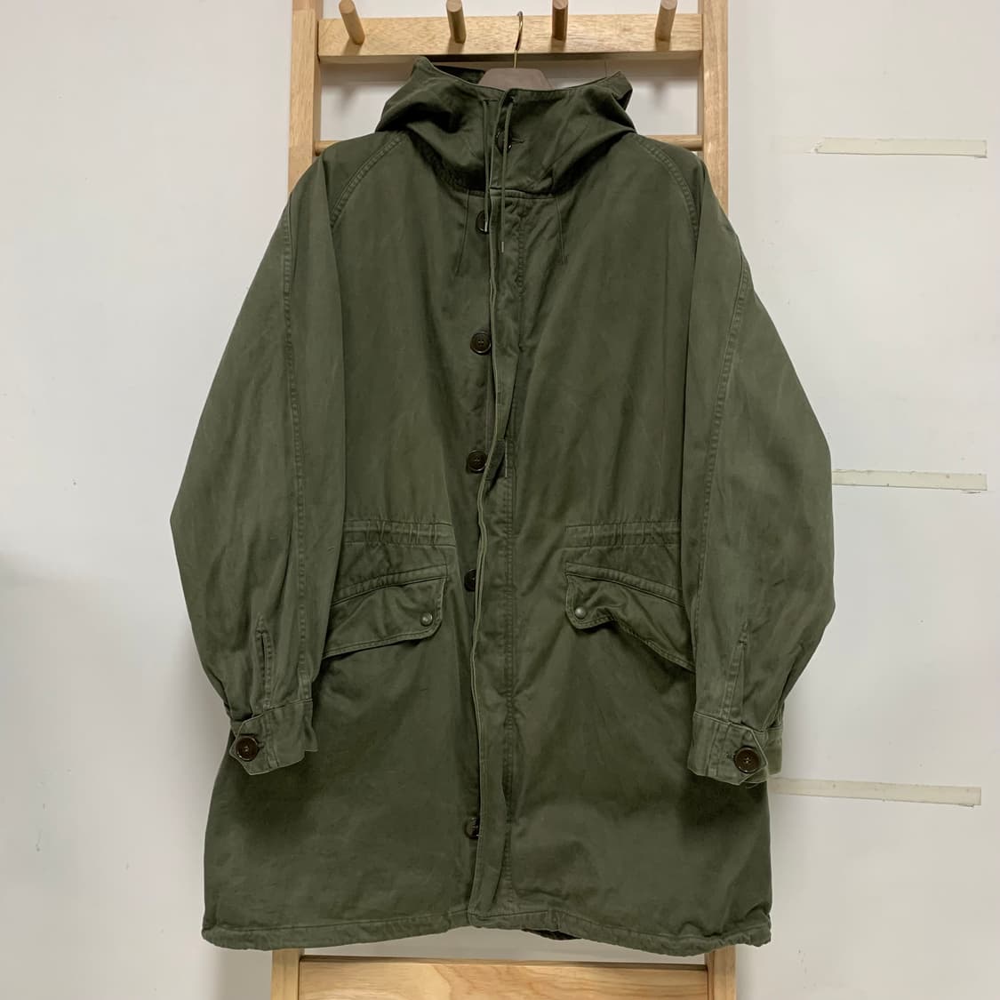 70s 프렌치 밀리터리 프랑스군 오리지널 M-64 필드 파카 상품이미지1
