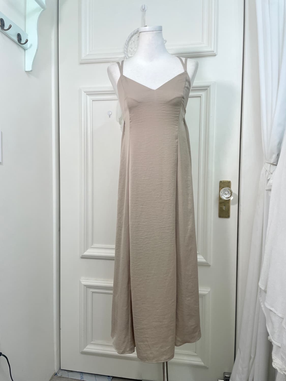 EARTH beige back banding lining long opc 상품이미지1